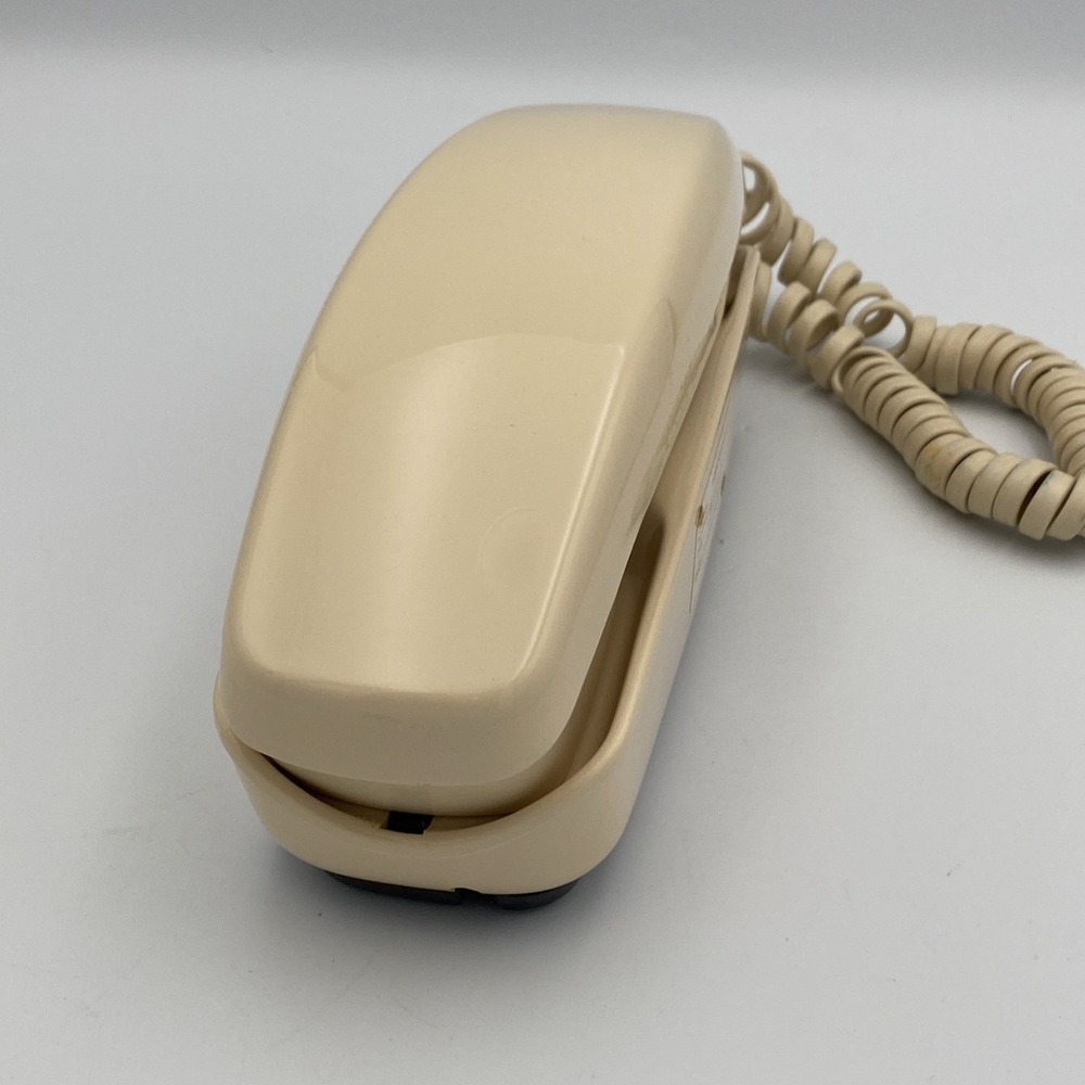 Vintage Western Electric rimline Rotary‎ Phone Beige White Land Line Desk 220 - Picture 2 of 15